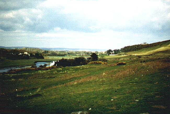 River valley towards Ogmore Village, Ewenny and Bridgend