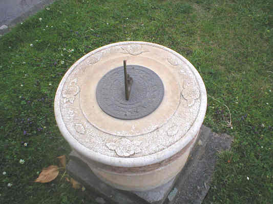 In 2005 the plinth was repaired and a new sundial purchased and donated in memory of May Hollanby